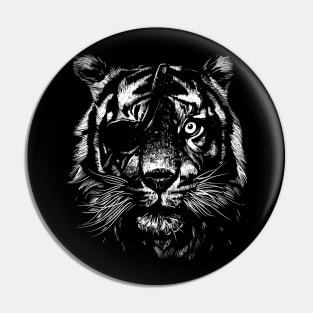 Tiger Face Pin