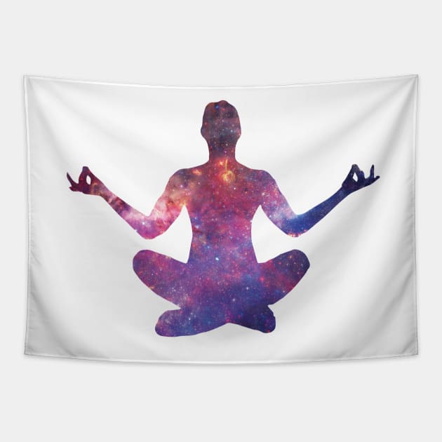 Yoga Tapestry by Liniskop