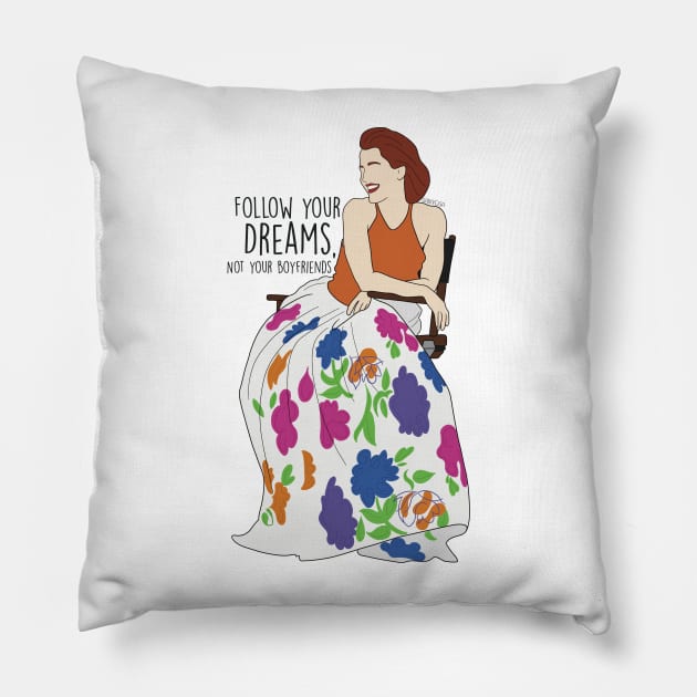 Follow your dreams Pillow by Gabi Veiga