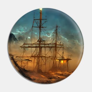 Ghost Ship Pin