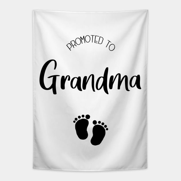 Promoted to Grandma | Grandmother Tapestry by Die Designwerkstatt