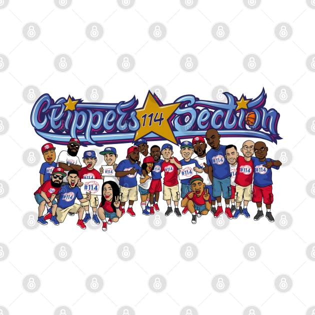 Bench On A Quest - Clippers Section by Bench On A QUEST
