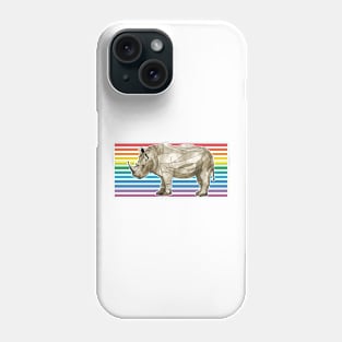 rhinoceros Phone Case