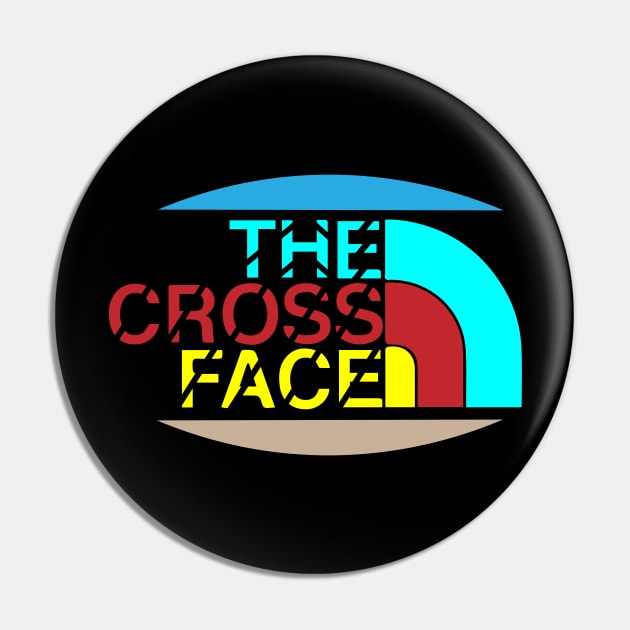 The Cross Face Wrestling T-Shirt Pin by bakry