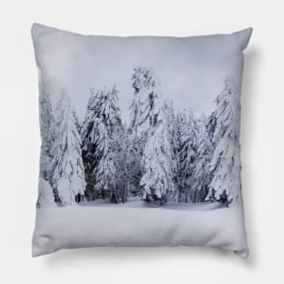 snowy fir Pillow