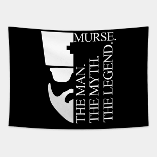 Mens Funny Murse Male Nurse Shirt RN LPN CNA Tapestry