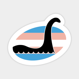 Trans Nessie Cryptid Pride Magnet