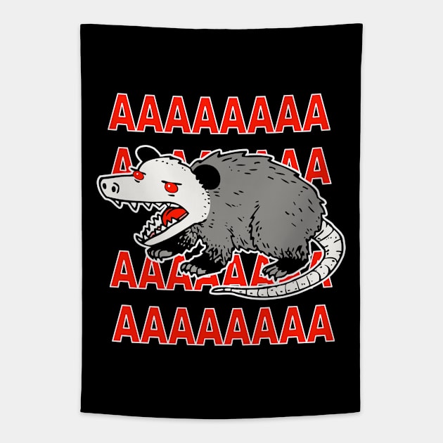 Possum AAAAAAAA Tapestry by RockettGraph1cs