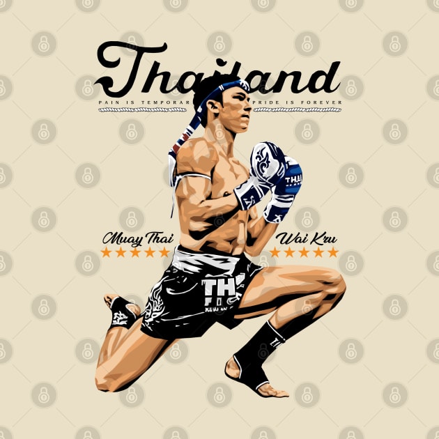 Muay Thai Wai Kru by KewaleeTee