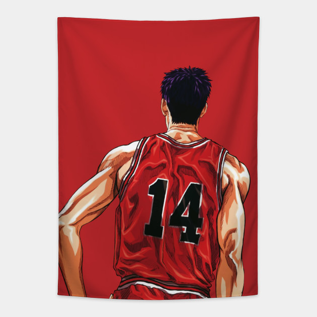 Slam Dunk Mitsui Hisashi Vector Hisashi Mitsui Tapestry Teepublic