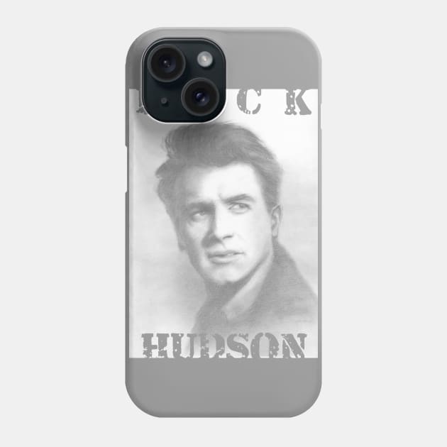 Rock Hudson Phone Case by jkarenart