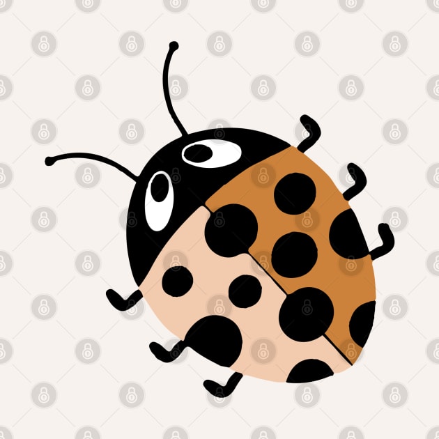 Lady bug in earthy tones by FrancesPoff