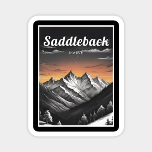 Saddleback maine usa ski Magnet