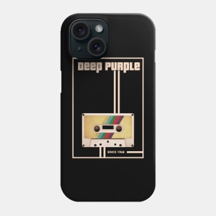 Deep Purple Music Retro Cassette Tape Phone Case