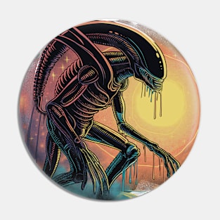 Alien surfing 88066 Pin