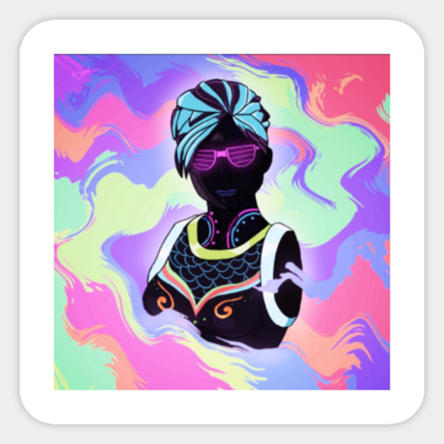 fortnite nitelite fan art fortnite sticker teepublic - fortnite nitelite skin png