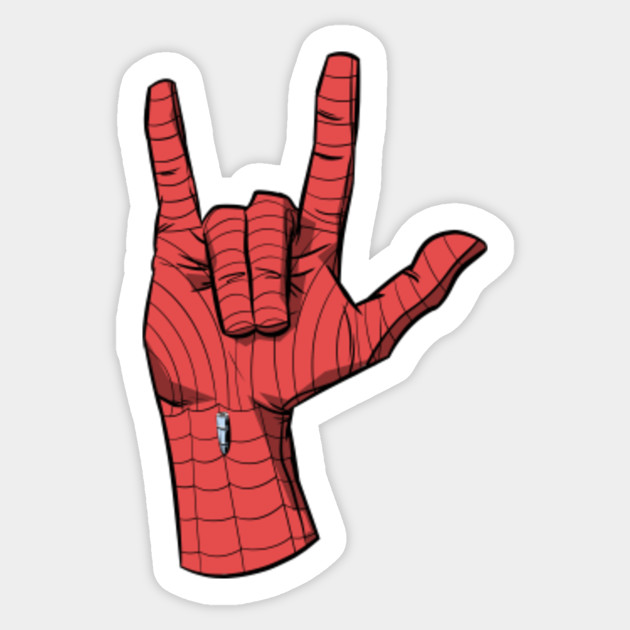 i love spider man sticker classic spider man sticker teepublic