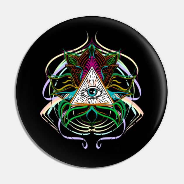 All seeing eye hand drawn Mandala - All Seeing Eye Mandala - Pin ...