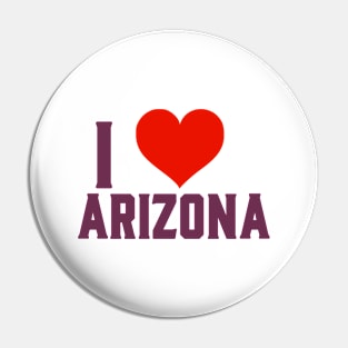 I love Arizona Pin