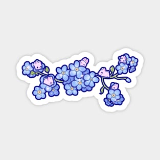 Forget Me Not Bunnies Magnet