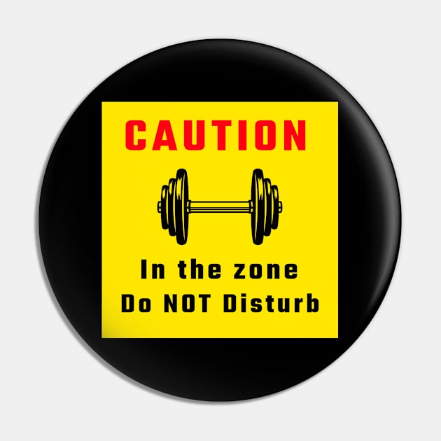 Motivational Workout | Caution in the zone Pin by GymLife.MyLife