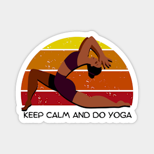 Keep calm and do yoga Magnet