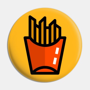 A pack of fries Pin