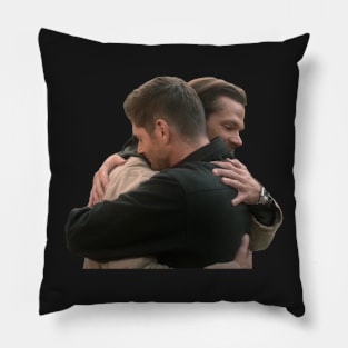 sam and dean last hug scene in heaven supernatural finale Pillow