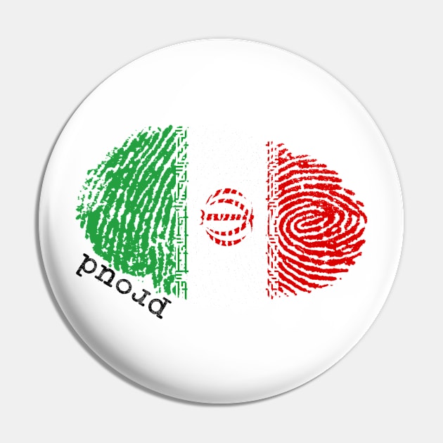 Iran flag Pin by Shopx