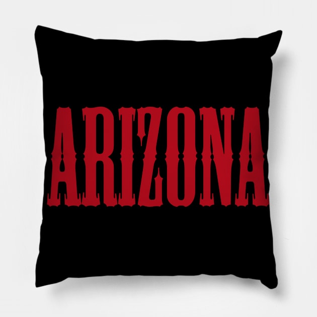 Arizona map arizona state usa arizona tourism tourism Pillow by BoogieCreates