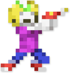 Commander Keen low-res pixelart Magnet