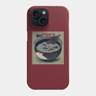 Vintage ramen bowl Phone Case