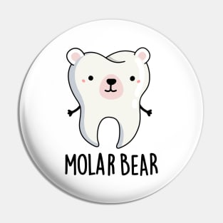 Molar Bear Cute Tooth Pun Pin