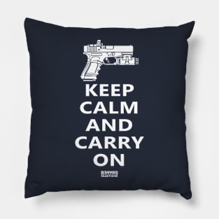 Keep Calm And Carry On Pillow