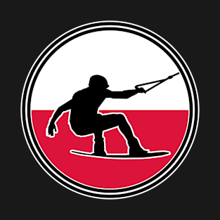 Wakeboard Poland for wakeboarders T-Shirt