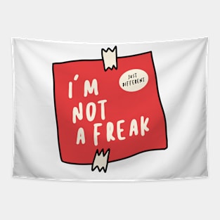 i'm not a freak Tapestry