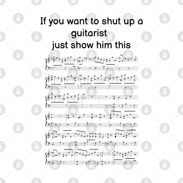 If you want to shut up a guitarist just show this. by Sarcastic101