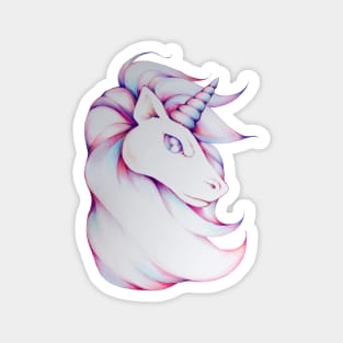 Majestic Badass Unicorn Magnet