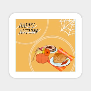 Happy Autumn Magnet