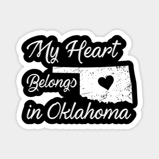 My Heart Belongs in Oklahoma Magnet