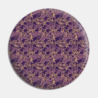 Purple Trendy Pattern V10 Pin