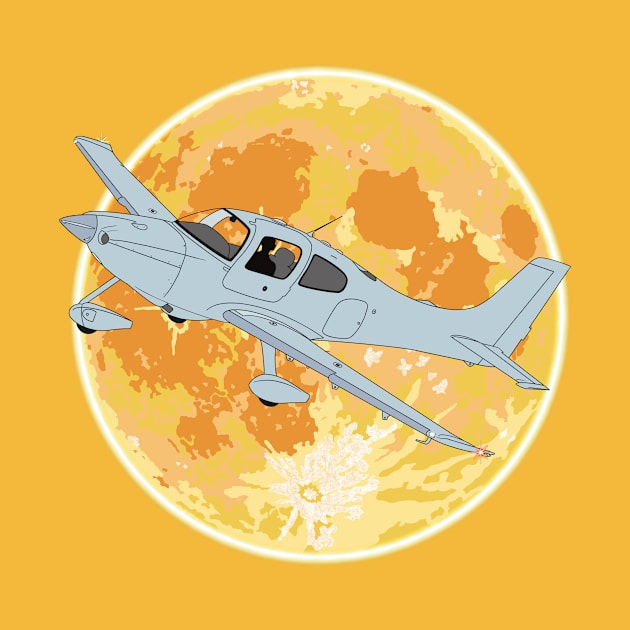 Cirrus SR22 Orange Moonlight by Kassi Skye