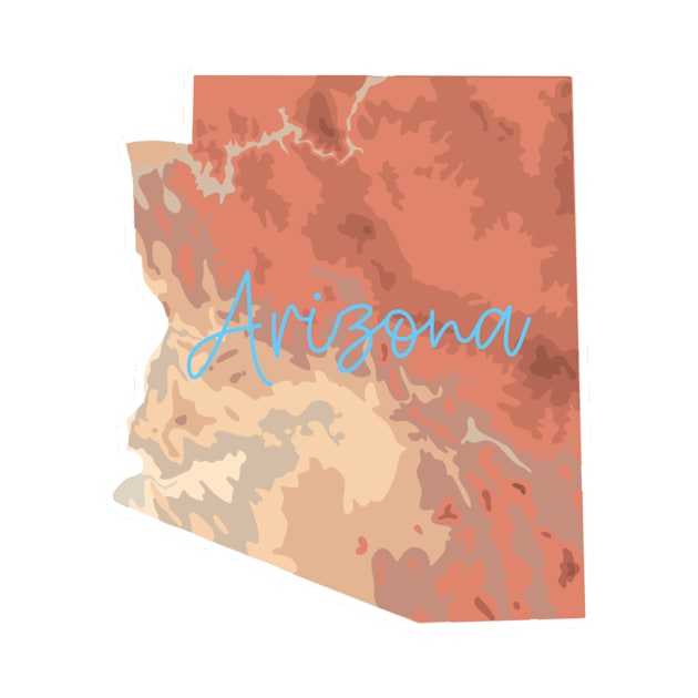 Arizona Sticker by Mikayla8110