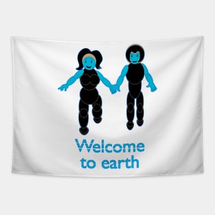 Welcome To Earth V2 Tapestry