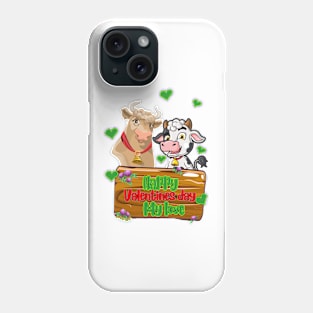 Cow - Happy Valentine's day -Happy Valentines Day My love Phone Case