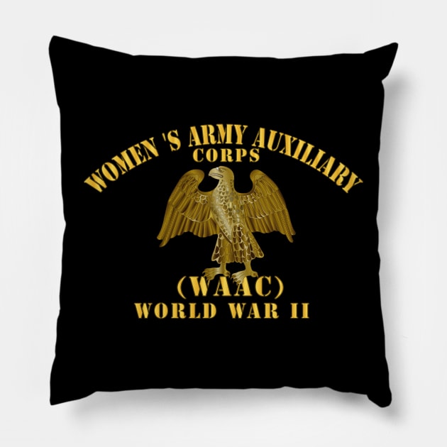 Women's Army Auxiliary Corps - WAAC -  World War II Pillow by twix123844