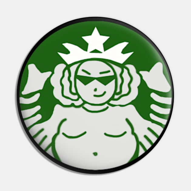 Mieruku-chan "Steabucks" Pin by Lukasking Tees