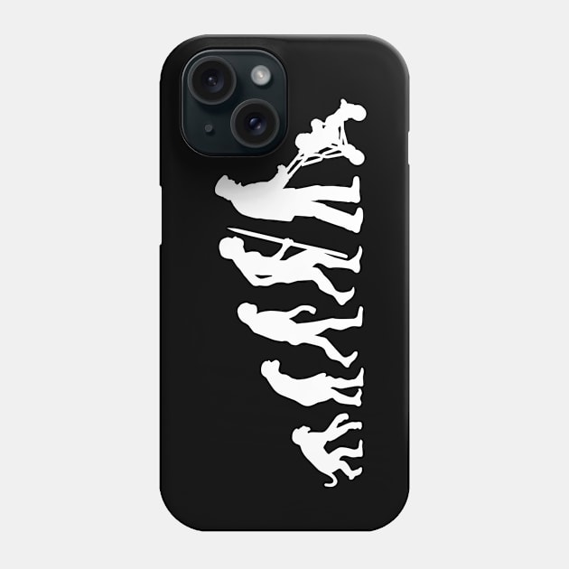 Evolution grandpa pram grandfather gift idea Phone Case by LaundryFactory