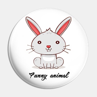 Cute rabbit lover Pin