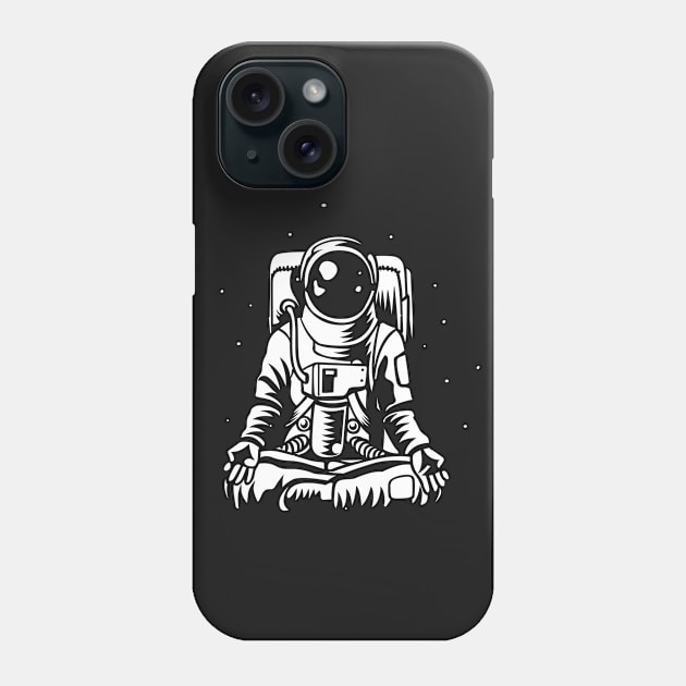 Astrospace yoga Phone Case by Whatastory
